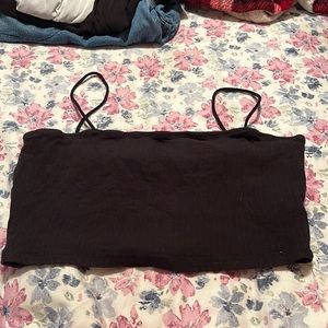 Shein black crop top